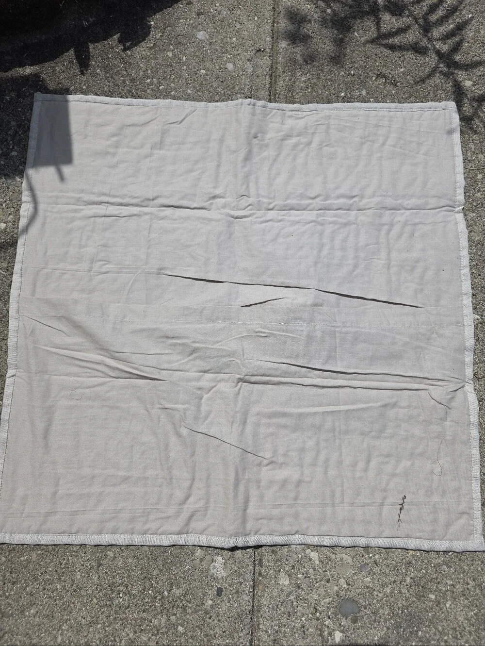 Quince European Linen Cotton Stitched Euro Sham - Undyed